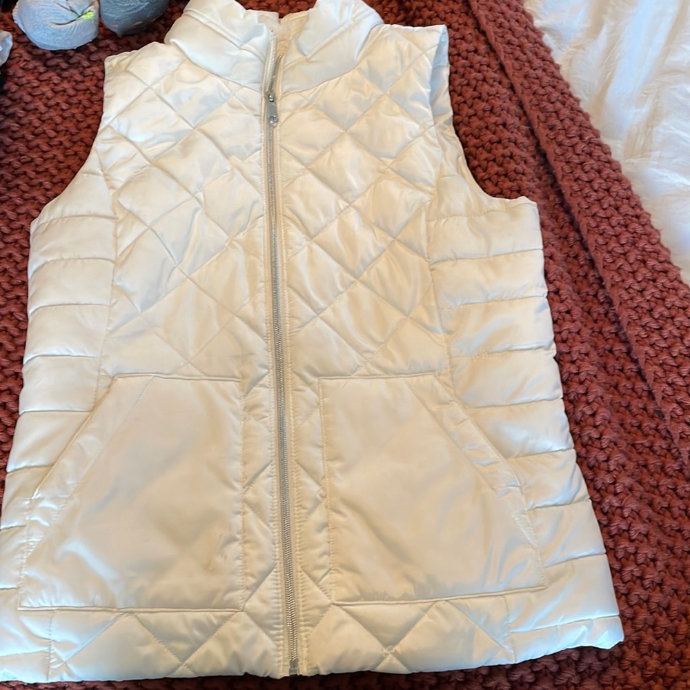 White authentic American heritage vest